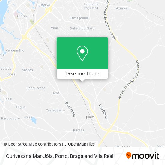 Ourivesaria Mar-Jóia mapa