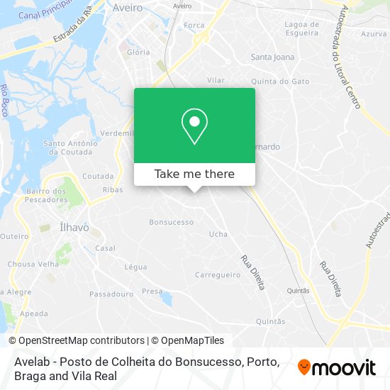 Avelab - Posto de Colheita do Bonsucesso map