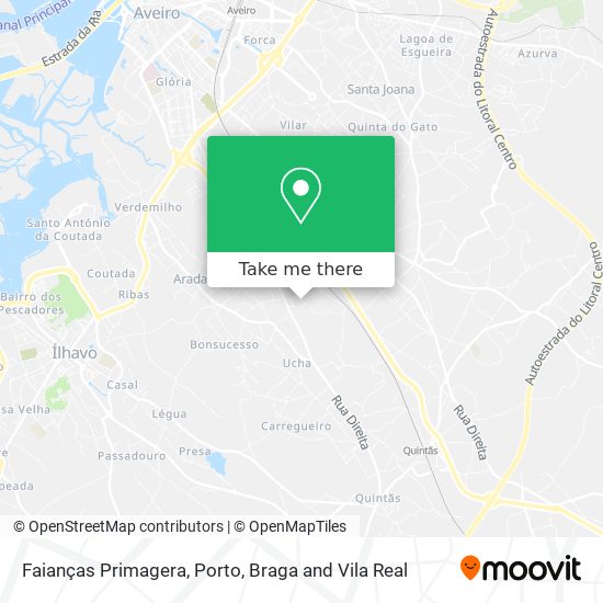 Faianças Primagera mapa