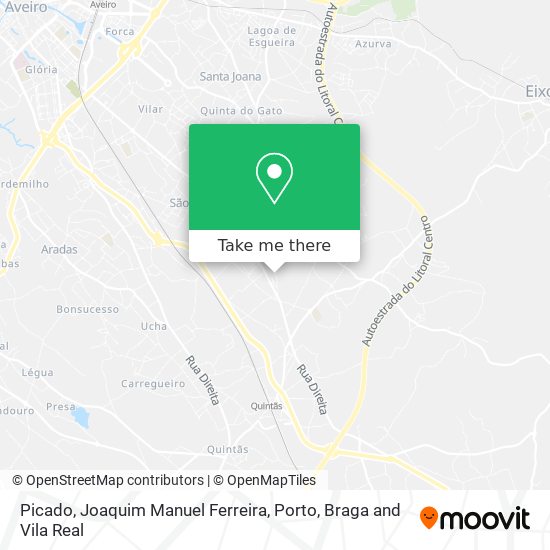 Picado, Joaquim Manuel Ferreira mapa