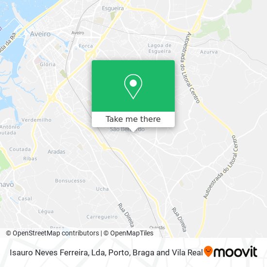 Isauro Neves Ferreira, Lda map