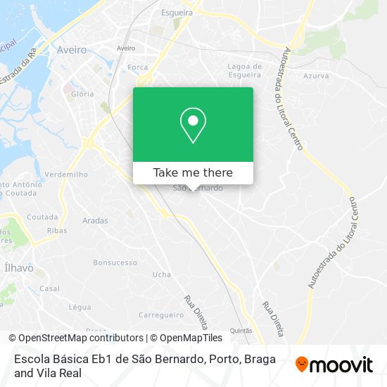 Escola Básica Eb1 de São Bernardo map