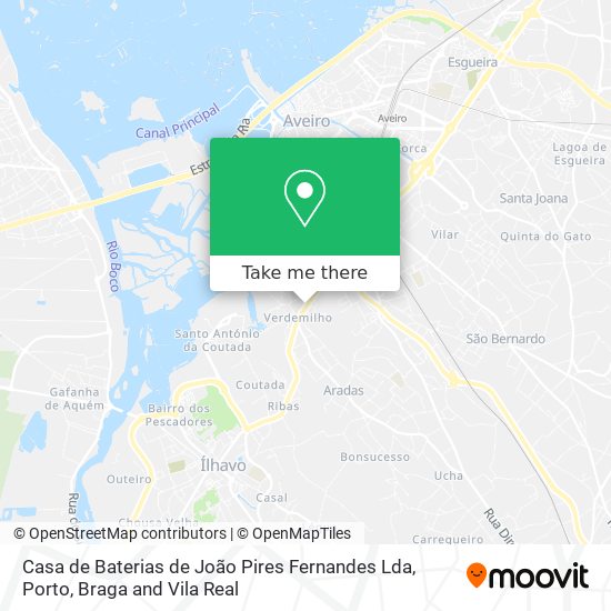 Casa de Baterias de João Pires Fernandes Lda mapa
