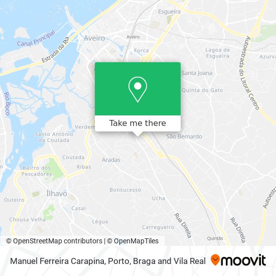 Manuel Ferreira Carapina mapa