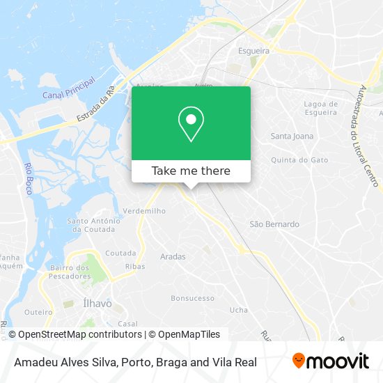 Amadeu Alves Silva map