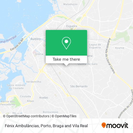 Fénix Ambulâncias map