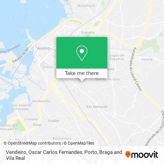 Vendeiro, Oscar Carlos Fernandes map