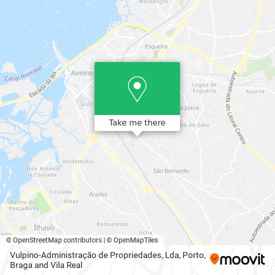 Vulpino-Administração de Propriedades, Lda mapa