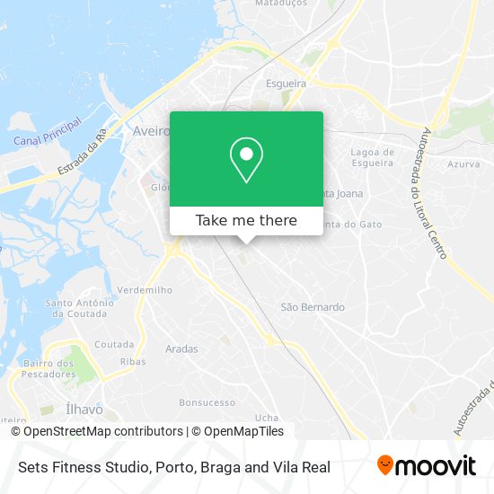 Sets Fitness Studio map