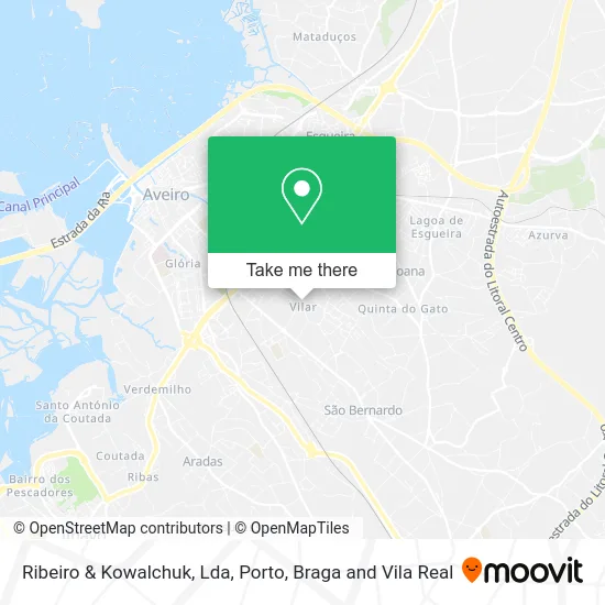 Ribeiro & Kowalchuk, Lda map