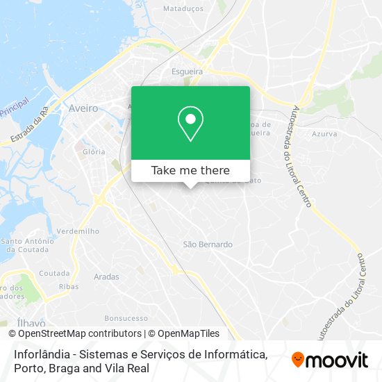 Inforlândia - Sistemas e Serviços de Informática mapa