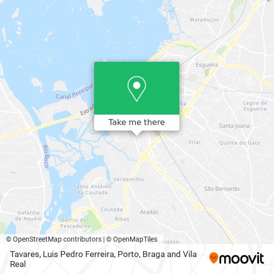 Tavares, Luis Pedro Ferreira map