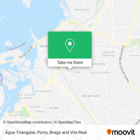 Água Triangular map