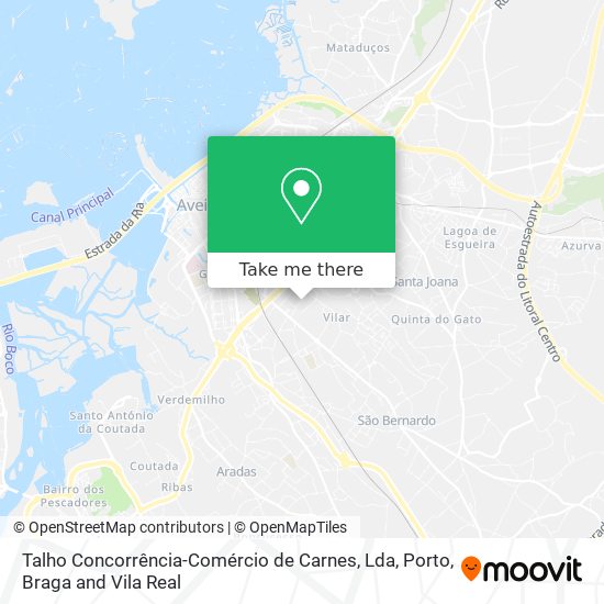 Talho Concorrência-Comércio de Carnes, Lda map