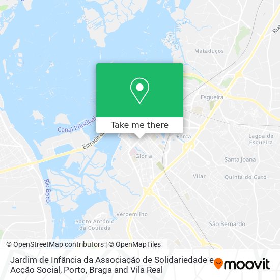 Jardim de Infância da Associação de Solidariedade e Acção Social mapa