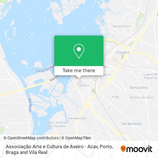 Associação Arte e Cultura de Aveiro - Acav map