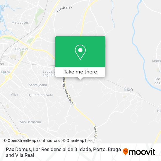Pax Domus, Lar Residencial de 3 Idade map