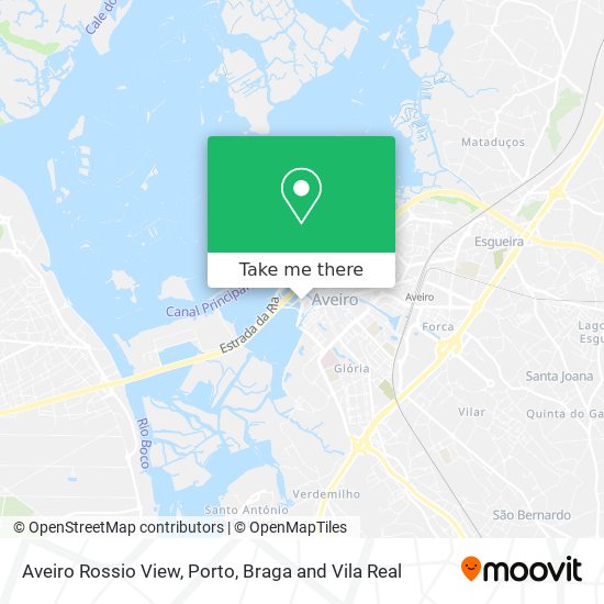 Aveiro Rossio View map