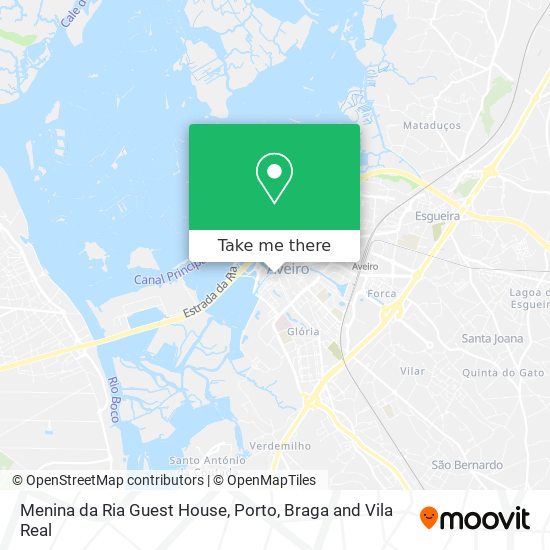 Menina da Ria Guest House map