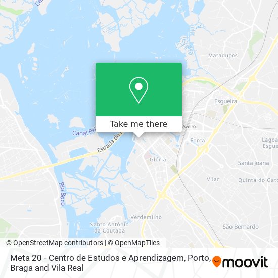 Meta 20 - Centro de Estudos e Aprendizagem mapa