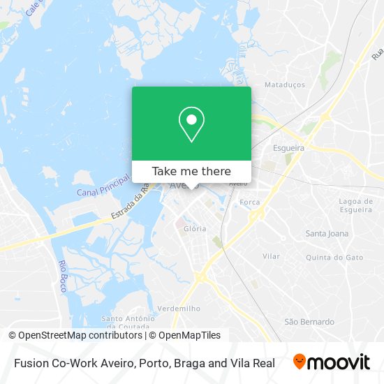 Fusion Co-Work Aveiro map