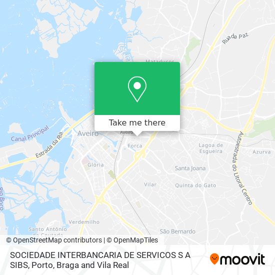 SOCIEDADE INTERBANCARIA DE SERVICOS S A SIBS mapa