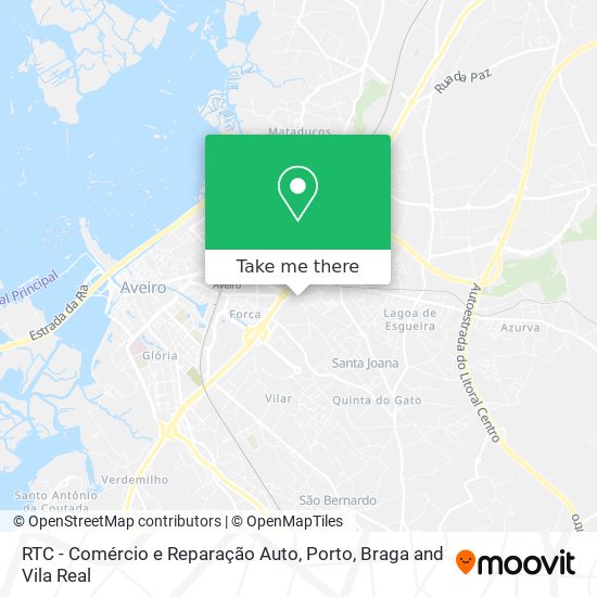 RTC - Comércio e Reparação Auto map