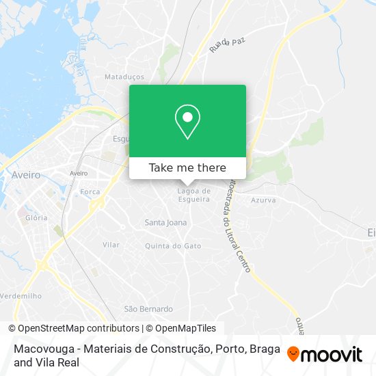 Macovouga - Materiais de Construção mapa