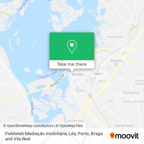 Fieldwish-Mediação Imobiliária, Lda map