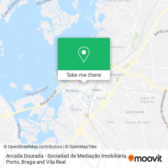 Arcada Dourada - Sociedad de Mediação Imobiliária map