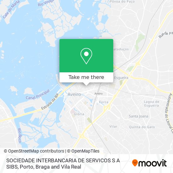 SOCIEDADE INTERBANCARIA DE SERVICOS S A SIBS mapa