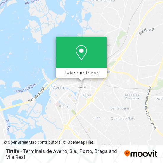 Tirtife - Terminais de Aveiro, S.a. map