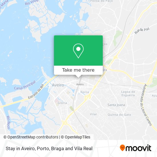 Stay in Aveiro map