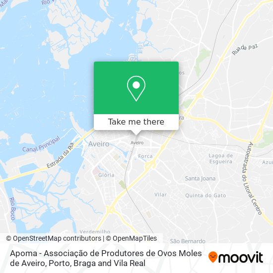 Apoma - Associação de Produtores de Ovos Moles de Aveiro map