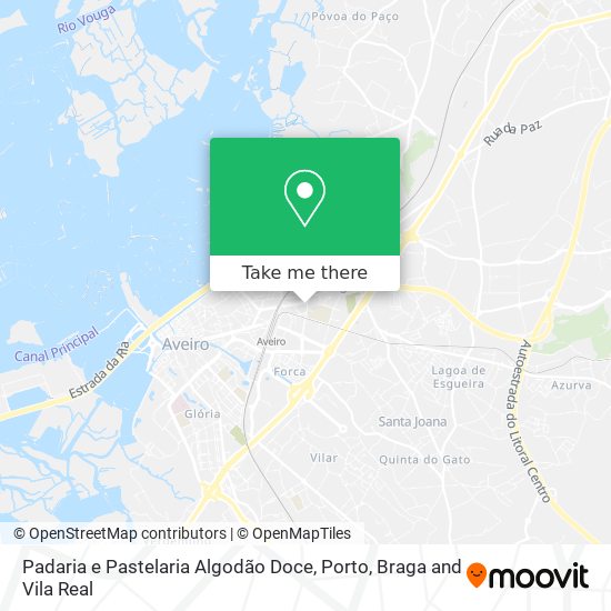 Padaria e Pastelaria Algodão Doce map