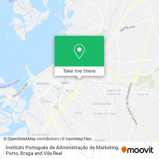 Instituto Português de Administração de Marketing mapa