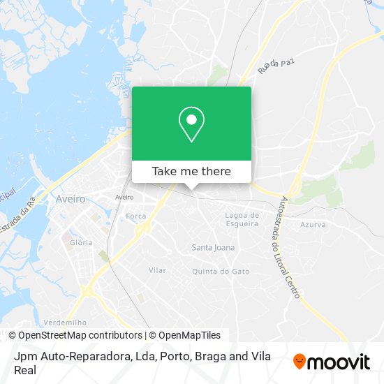 Jpm Auto-Reparadora, Lda map