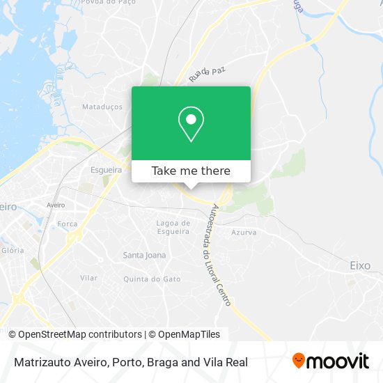 Matrizauto Aveiro mapa