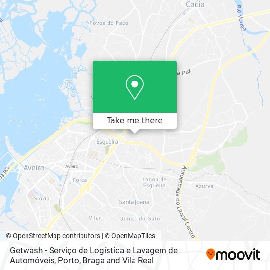 Getwash - Serviço de Logística e Lavagem de Automóveis mapa