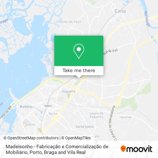 Madeisonho - Fabricação e Comercialização de Mobiliário map