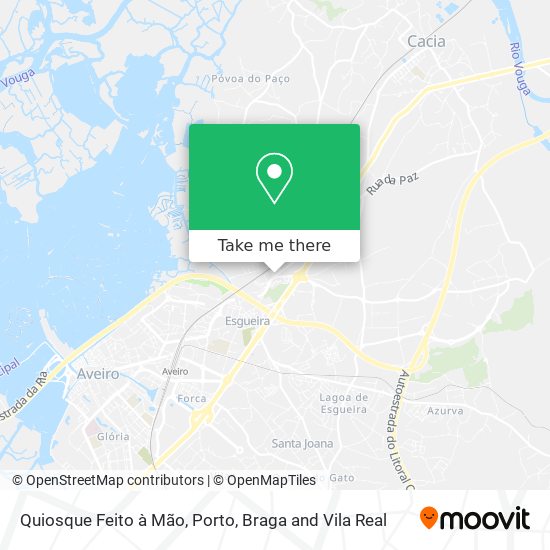 Quiosque Feito à Mão map