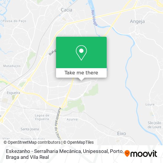 Eskezanho - Serralharia Mecânica, Unipessoal map