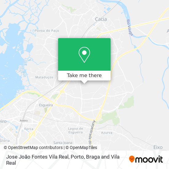Jose João Fontes Vila Real mapa