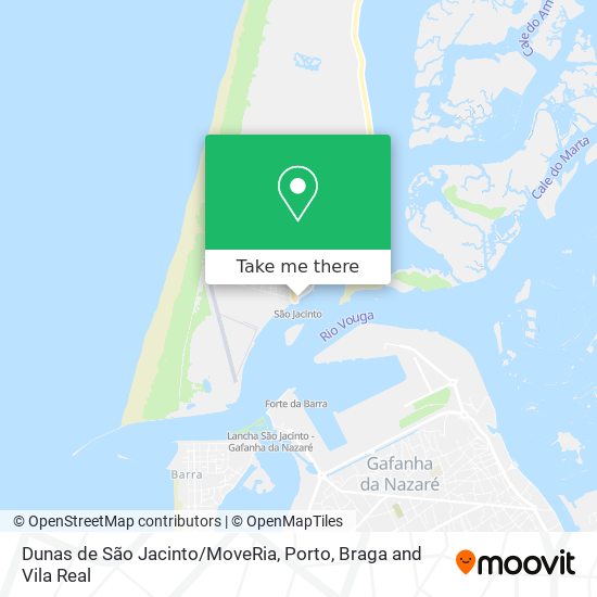 Dunas de São Jacinto/MoveRia mapa