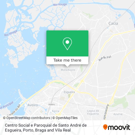Centro Social e Paroquial de Santo André de Esgueira map