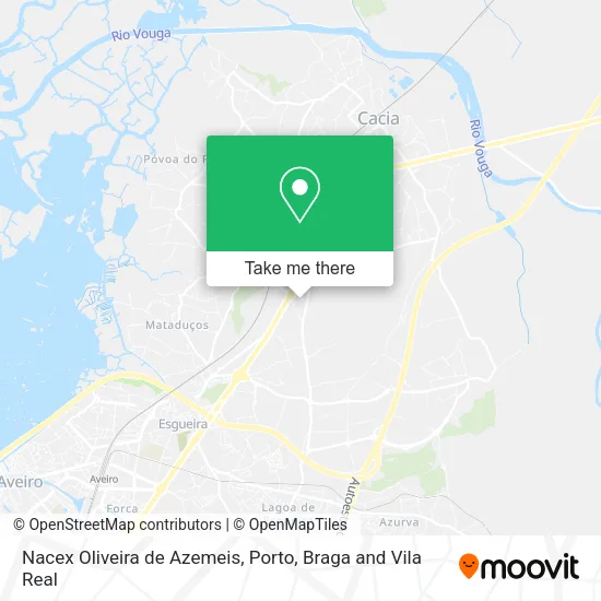 Nacex Oliveira de Azemeis map
