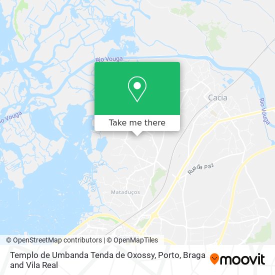 Templo de Umbanda Tenda de Oxossy mapa