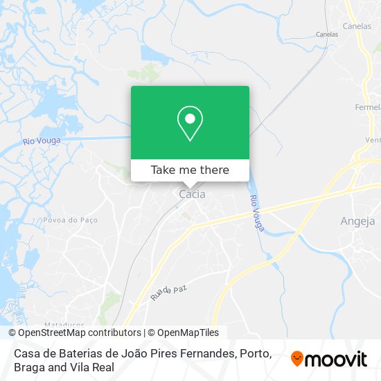 Casa de Baterias de João Pires Fernandes mapa