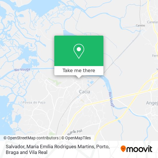 Salvador, Maria Emília Rodrigues Martins map