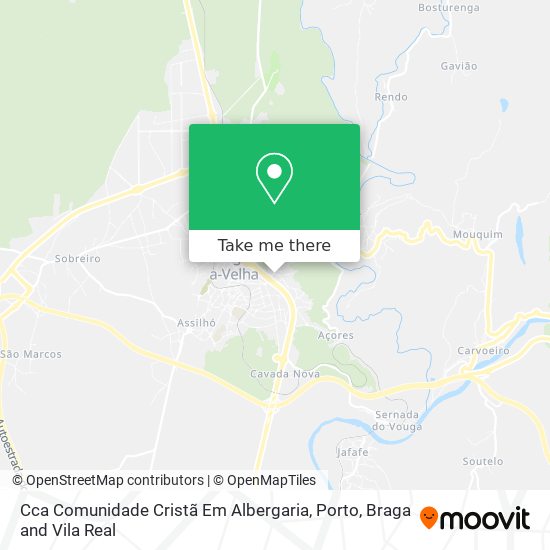 Cca Comunidade Cristã Em Albergaria mapa